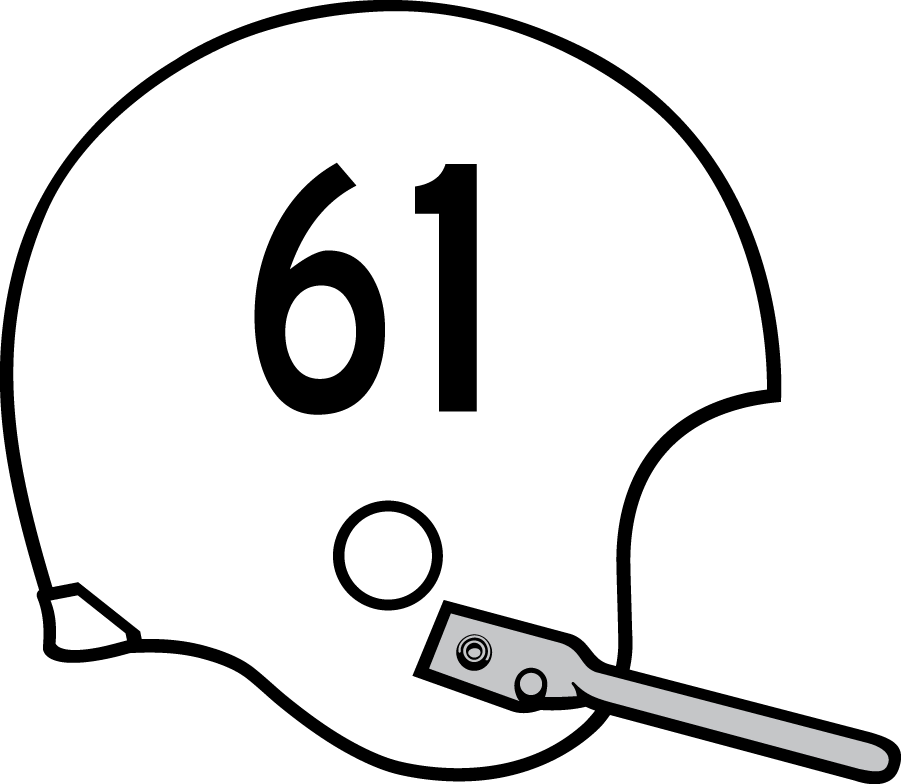 Nebraska Cornhuskers 1961-1965 Helmet iron on paper